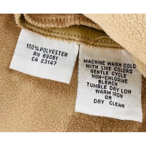 Sleeveless Beige Vest Talbots Size Small Faux Suede Women's Outerwear - Picture 3 of 5